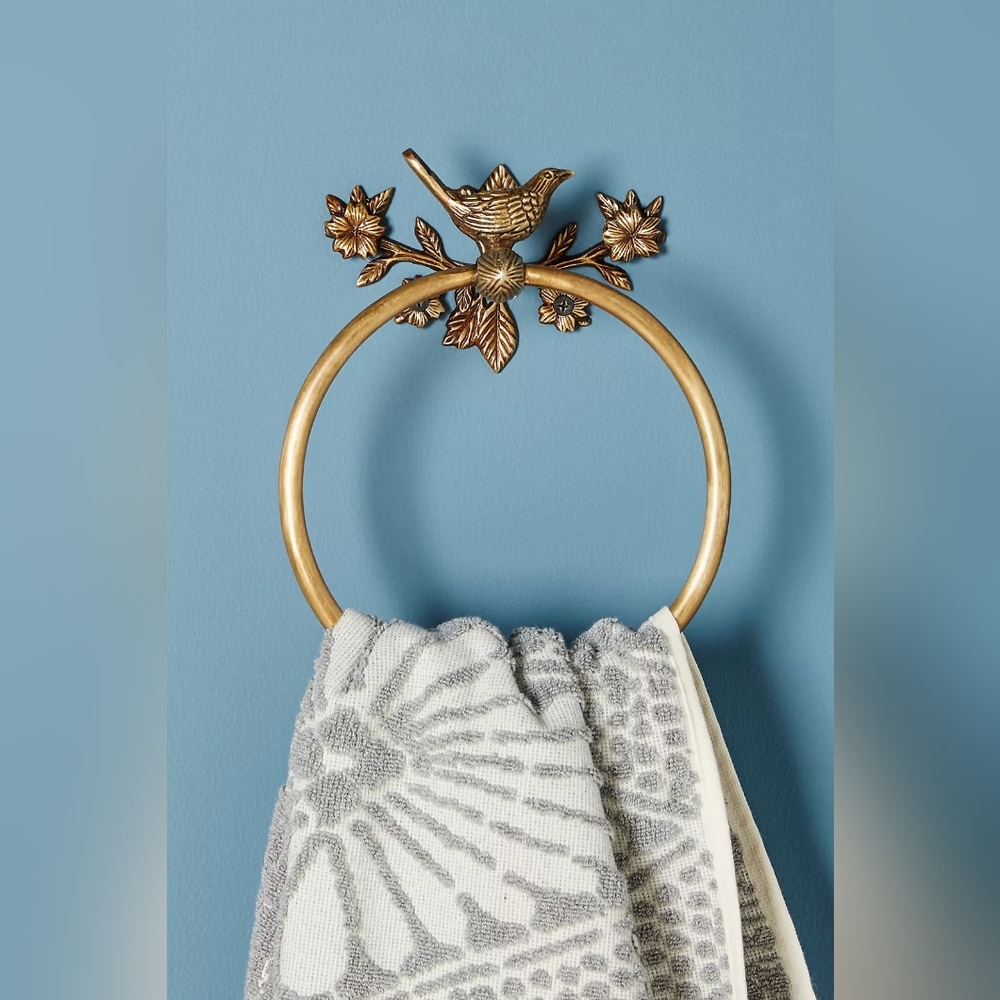Anthropologie Everlee Towel Ring
